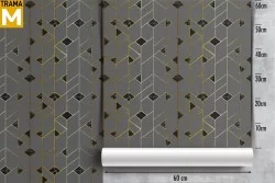 Carta da Parati Geometrica Moderna