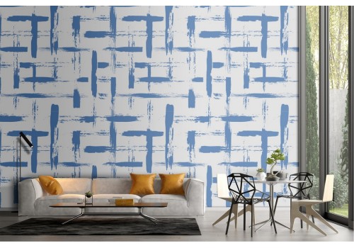 Modern geometric wallpaper decoration.