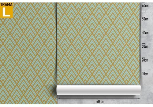 Carta da Parati decorazione geometrica vintage art déco. 2