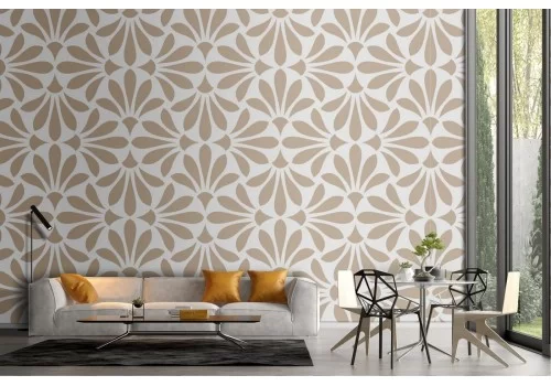 Carta da Parati decorazione geometrica vintage pattern.