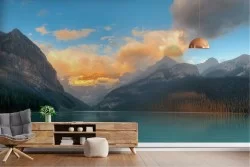 Wallpaper Rivers Waterfalls Lakes Trees Mountain