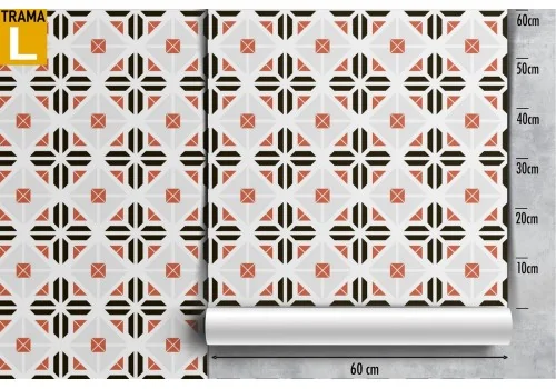 Vintage geometric wallpaper decoration. 2
