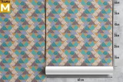 Vintage Geometric Wallpaper