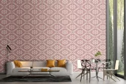 Carta da Parati decorazione geometrica vintage.