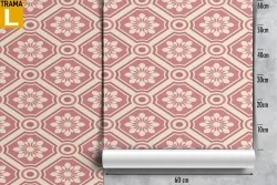 Vintage geometric wallpaper decoration.