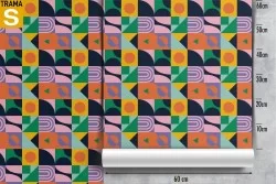 Geometric Vintage Design and Styles Wallpaper