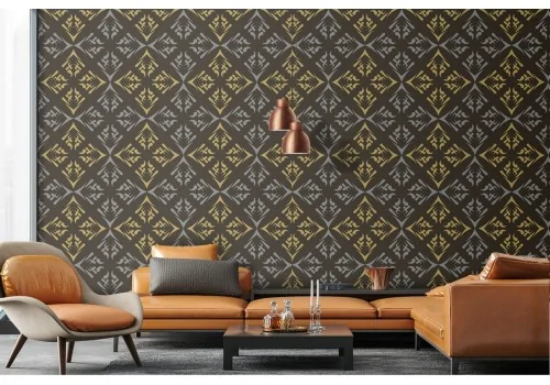Vintage geometric wallpaper decoration.166