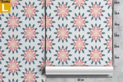 Vintage geometric wallpaper decoration.