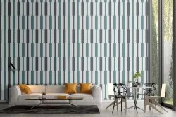 Vintage geometric wallpaper decoration.