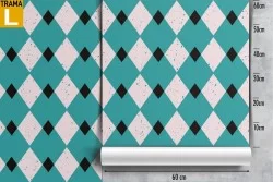 Vintage geometric wallpaper decoration.