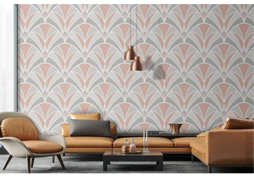 Vintage geometric wallpaper decoration.172