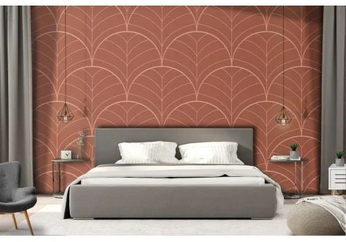 Vintage geometric wallpaper decoration.175