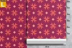 Vintage geometric wallpaper decoration.