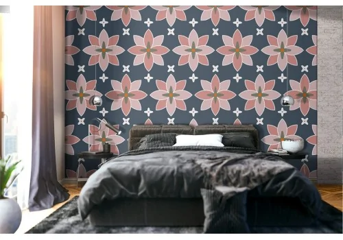 Vintage geometric wallpaper decoration.177