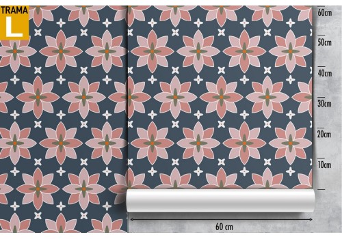 Vintage geometric wallpaper decoration. 2