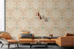 English vintage wallpaper decoration.