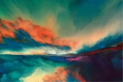 Wallpaper Design and Styles Landscapes and Nature Paintings and Watercolors Sky Modern Nature