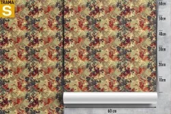 Carta da Parati Design e Stili Flora e Fauna Astratta Fiori Moderna Natura