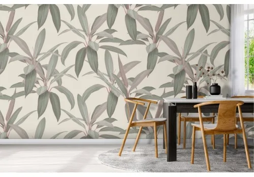 Wallpaper decoration nature green leaves.188
