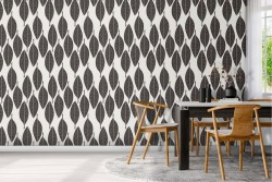 Carta da Parati decorazione natura foglie.