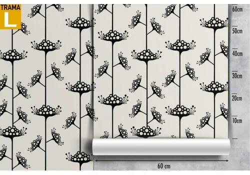 Wallpaper decoration vintage stylized flowers. 2