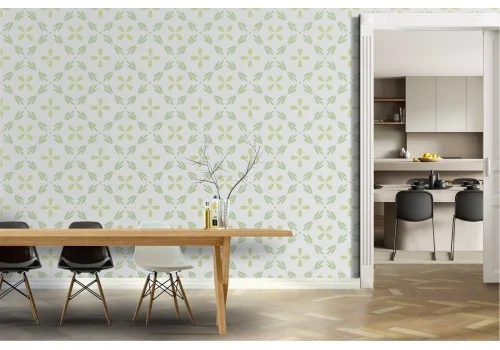 Wallpaper vintage decoration stylized flowers.192