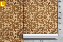 Vintage geometric wallpaper decoration.