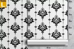 English vintage wallpaper decorations.