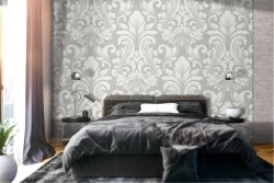 Vintage classic damask wallpaper.