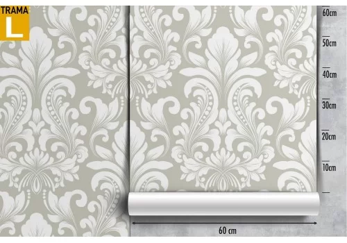 Carta da Parati decori damasco classici vintage. 2