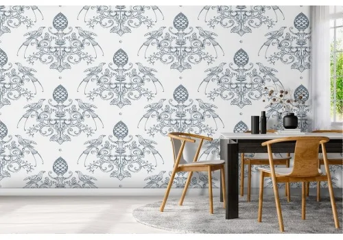 Damask vintage pattern wallpaper.198