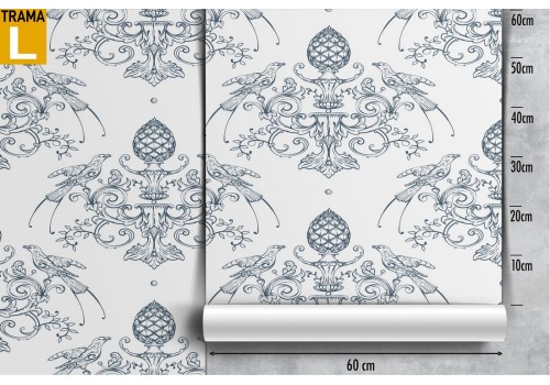 Damask vintage pattern wallpaper. 2