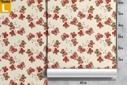 Butterflies nature pattern modern wallpaper.