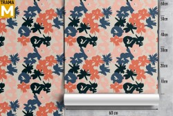 Modern Nature Flowers Wallpaper