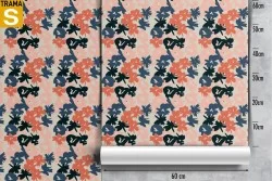 Carta da Parati Design e Stili Flora e Fauna Fiori Moderna Natura