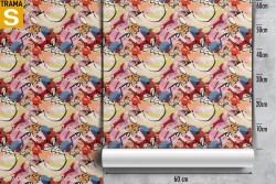 Wallpaper Design and Styles Abstract Flora and Fauna Modern Flowers Nature