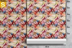 Wallpaper Design and Styles Abstract Flora and Fauna Modern Flowers Nature