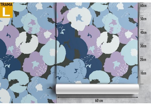 Abstract flowers modern nature wallpaper. 2