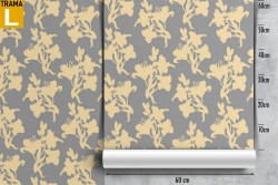 Carta da Parati fiori astratti natura moderna.