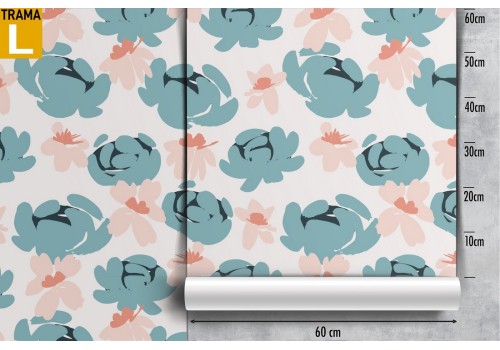 Abstract flowers modern nature wallpaper. 2