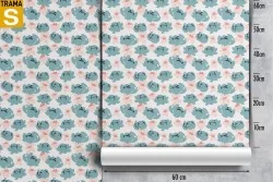 Carta da Parati Design e Stili Flora e Fauna Fiori Moderna Natura