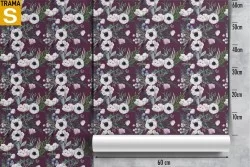 Wallpaper Design and Styles Modern Flora and Fauna Flowers Nature