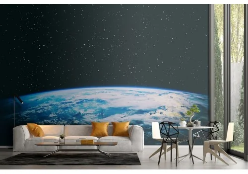 Carta da Parati pianeta Terra vista spazio universo