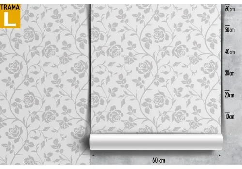 Vintage stylized nature white flowers wallpaper. 2