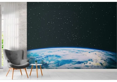 Carta da Parati pianeta Terra vista spazio universo 2