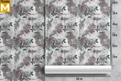 Carta da Parati Fiori Natura Vintage