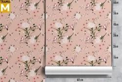 Vintage Nature Flowers Wallpaper