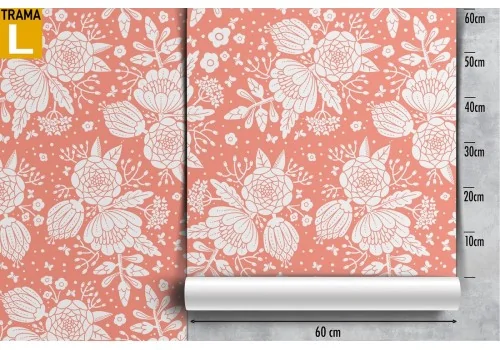 Vintage nature white flowers wallpaper. 2