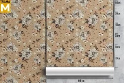 Vintage Nature Flowers Wallpaper