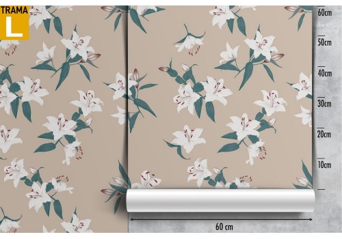 Vintage nature white flowers wallpaper. 2